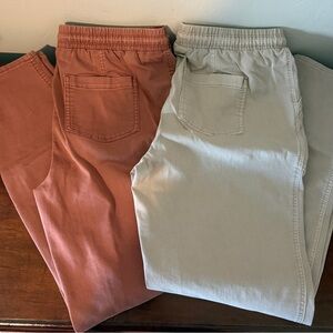 *2* Maurices Weekender Drawstring Tapered Pant Large